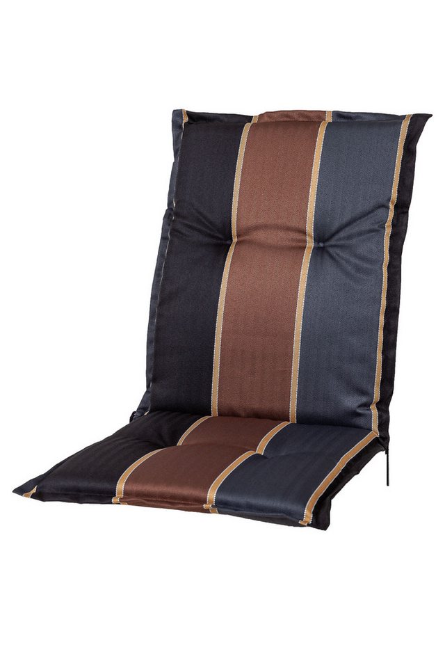 Sun Garden Sesselauflage Niederlehner Naxos 20536-800 schwarz-grau-braun 105x49x6 cm Sun Garden von Sun Garden
