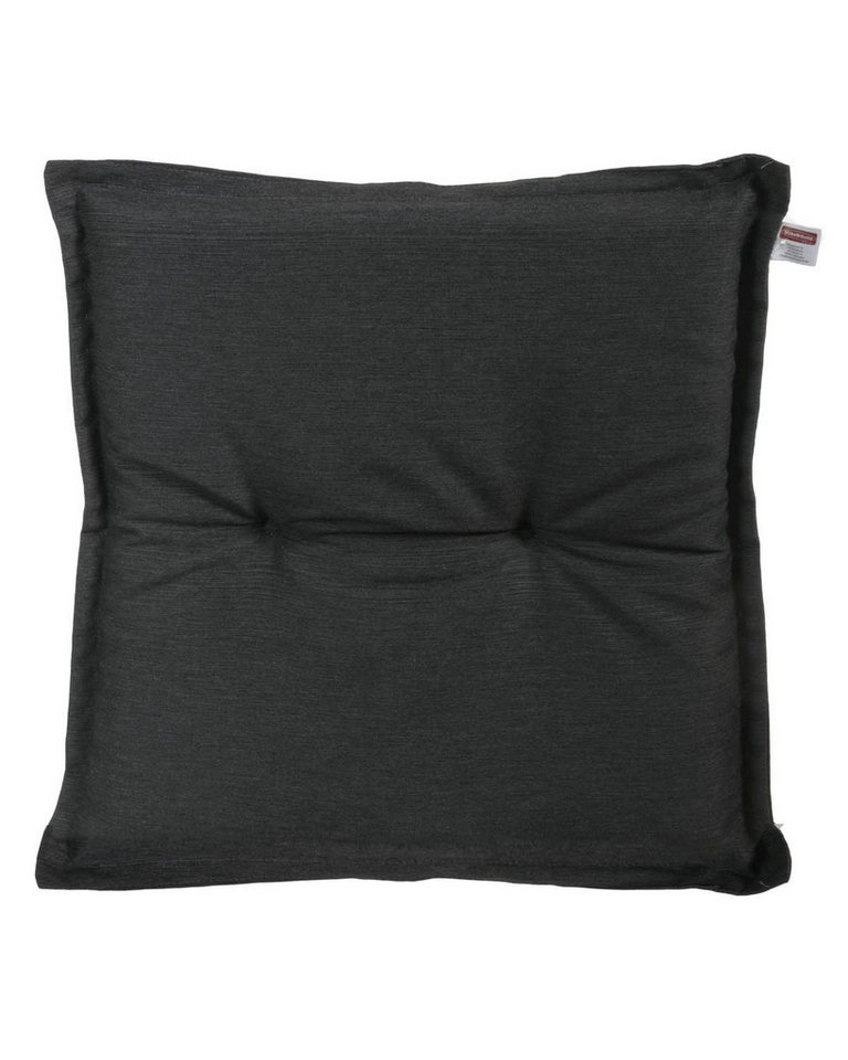 Sun Garden Polsterauflage Hocker Naxos 50318-701 anthrazit 49x49x6 cm Sun Garden, (1 St) von Sun Garden