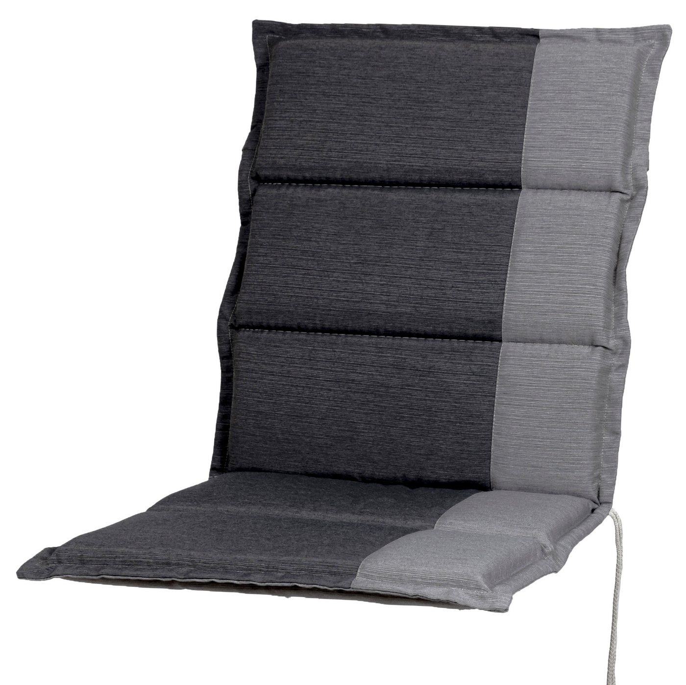 Sun Garden Sesselauflage Niederlehner Capri 90824-712 anthrazit-grau 103x50x4 cm Sun Garden von Sun Garden