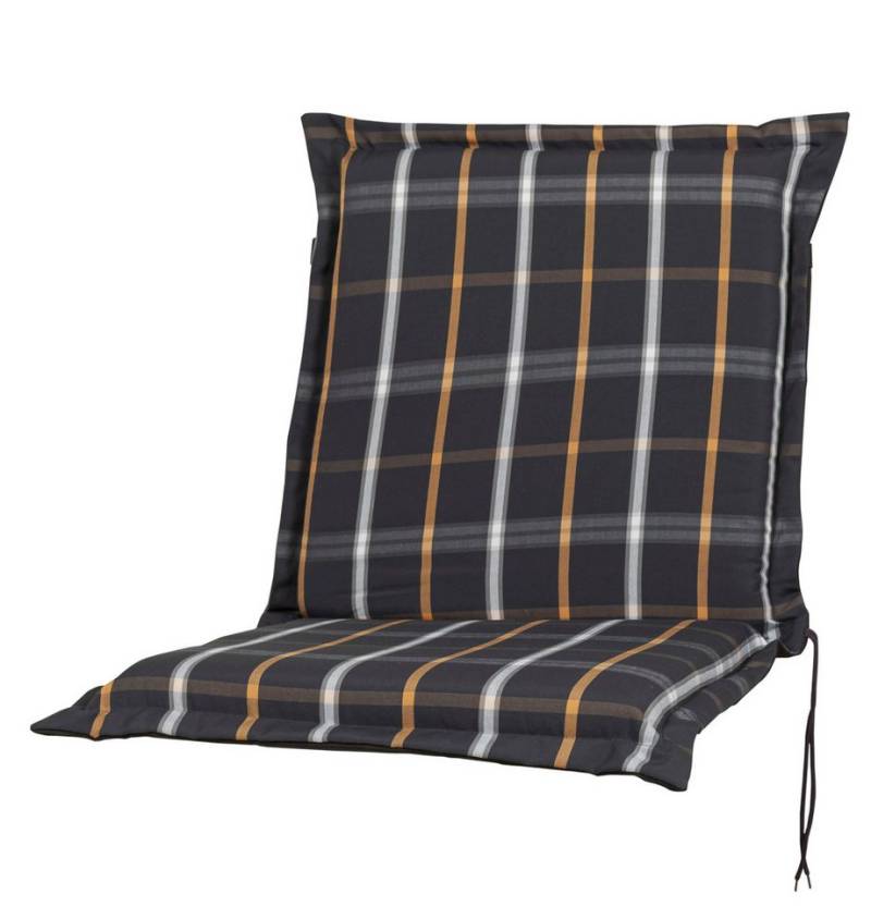 Sun Garden Sesselauflage Niederlehner Georgia 90822-705 anthrazit-grau kariert 98x53x8 cm SG von Sun Garden