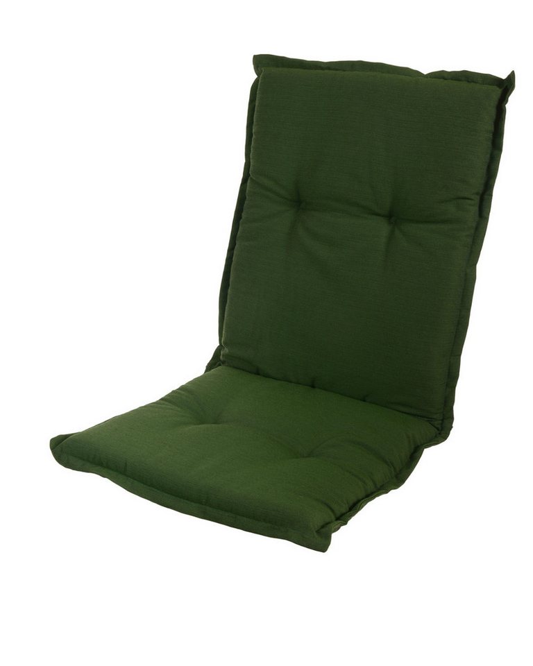 Sun Garden Polsterauflage Niederlehner Naxos/Rio extra 50318-201 grün 105x48x6 cm Sun Garden, (1 St), Halteband verstellbar mit Bindebändern von Sun Garden