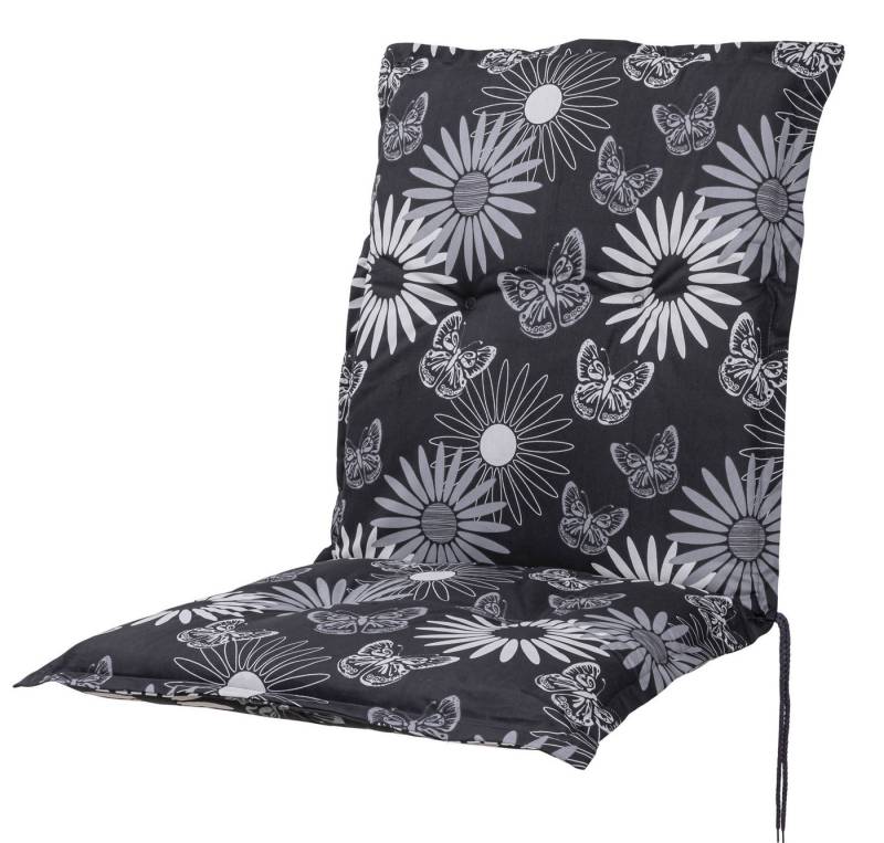 Sun Garden Sesselauflage Niederlehner Naxos 30440-700 schwarz-grau-beige 100x49x6 cm Sun Garden von Sun Garden