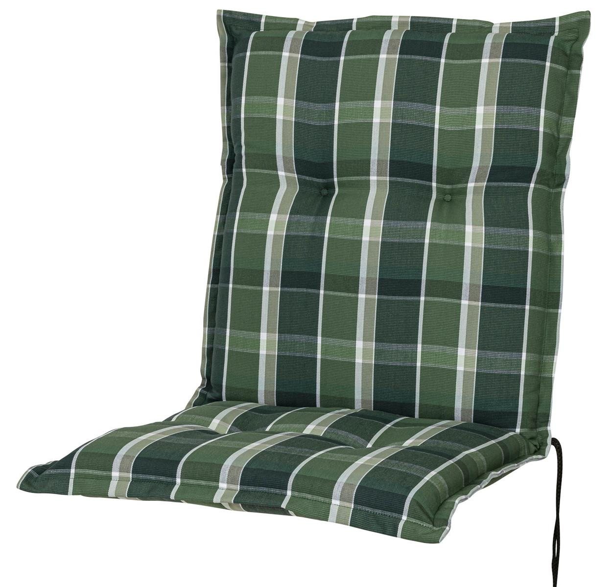 Sun Garden Sesselauflage Niederlehner Prato/Sylt 10557-200 grün kariert 100x50x8 cm Sun Garden von Sun Garden