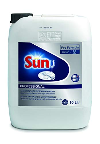 Sun Professional 7Y3501 flüssiger Geschirrreiniger, für gewerbliche Spülmaschinen, 10 L von Sun Professional