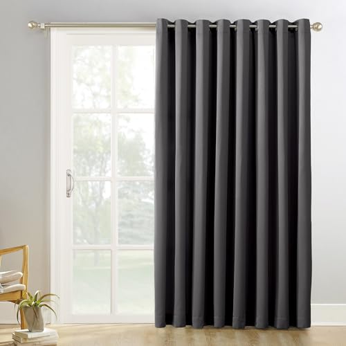Sun Zero Easton Extrabreiter Verdunkelungsvorhang mit Ösen, für Terrassentüren von SUN ZERO