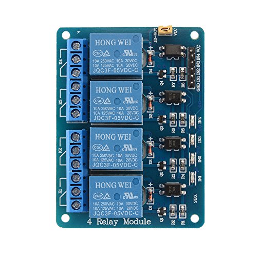 5V 4 Channel Relay Board Module with Optocoupler for Arduino Raspberry Pi PiC ARM AVR DSP Electronic 5V 4 Channel Relay Board Module with Optocoupler for Arduino Raspberry Pi PiC ARM AVR DSP Electronic von Sun3drucker