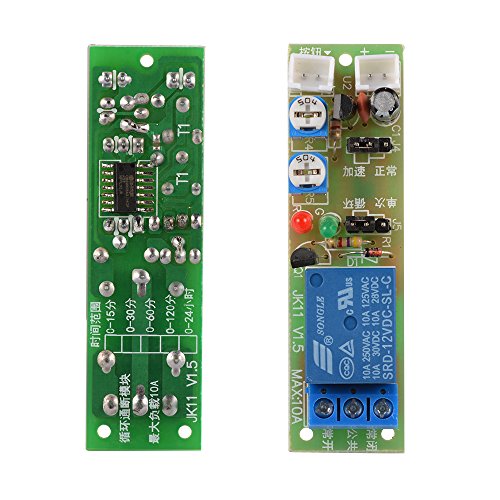 DC 12V Infinite Loop Zyklus Timing Timer Zeitverzögerung Relais EIN AUS Modul 1S-15Min DC 12V Infinite Loop Zyklus Timing Timer Zeitverzögerung Relais EIN AUS Modul 1S-15Min von Sun3drucker