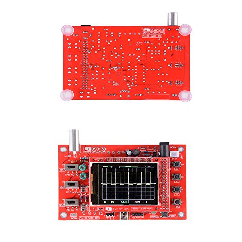 Komplett montiert DSO138 2.4 "TFT Screen Digital Oszilloskop Kit (1Msps, 12Bit) + Probe mit Waveform Parameter Display von Sun3drucker