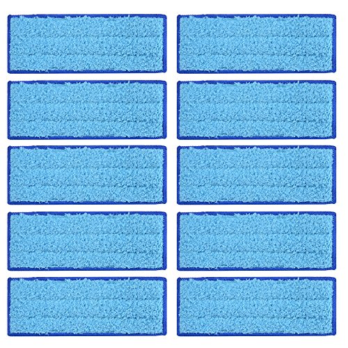 Sun3drucker 10Pcs Microfiber Wet Cloth Mopping Pads Washable Reusable Replacement for iRobot Braava Jet 240/241 Cleaner Robot Sun3drucker 10Pcs Microfiber Wet Cloth Mopping Pads Washable Reusable Replacement for iRobot Braava Jet 240/241 Cleaner Robot von Sun3drucker