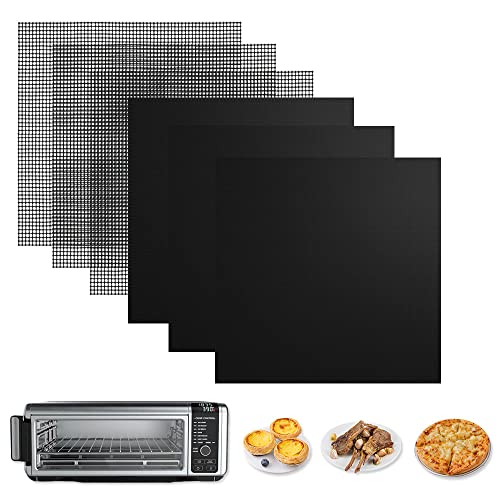 3 x Air Fryer Oven Liners and 3 x Mesh Grill Mats Compatible with Ninja Foodi SP101 SP201 SP301, 12 inch Reusable Liner for Bottom of Oven and Non-Stick Air Fryer Toaster Oven Mat for Ofen, Microwave von Sun3drucker