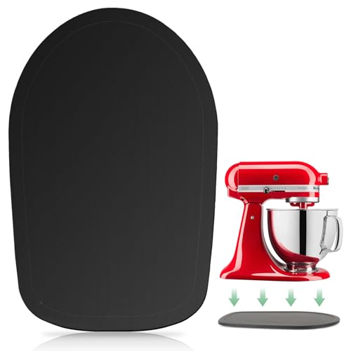 Bambus Gleitbrett Kompatibel mit KiTchen Aid Küchenmaschine 4.5-5 Qt - Verschiebbare Unterlage Passend für KiTChen Aid Mixer 4.5-5 Qt 5K45SS 5KSM175PS 5KSM125, Rührmaschine Küchenmaschine Zubehör von Sun3drucker
