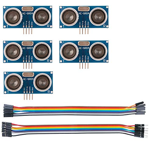 Sun3drucker 5Stk HC-SR04 Ultraschall Modul Entfernungsmesser Sensor für Arduino UNO, MEGAA2560, Nano, Roboter, XBee, ZigBee, und Weitere von Sun3drucker