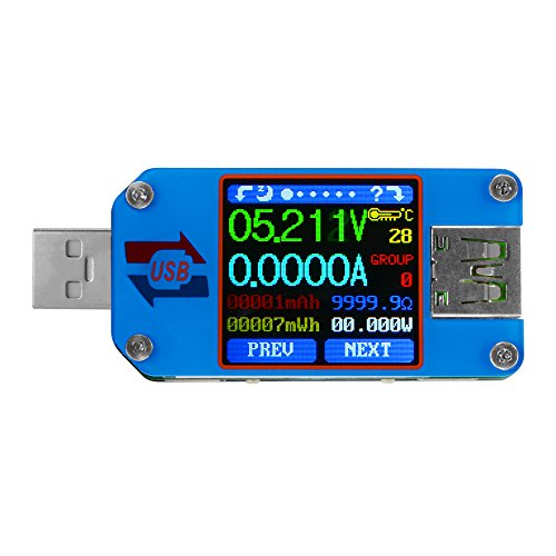 UM25 USB 2.0 Type-C Color LCD Power Tester Battery Charge Voltmeter Current Amp Volt Meter UM25 USB 2.0 Type-C Color LCD Power Tester Battery Charge Voltmeter Current Amp Volt Meter von Sun3drucker