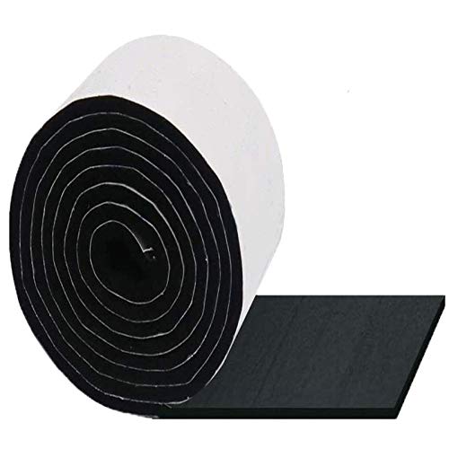 SunAurora Filzgleiter Selbstklebend, Filzband Selbstklebend, Stark Filzstreifen, DIY selbstklebende Möbel-Pads, Bodenschutz, Filz-Stuhl-Pads（4m*35mm*5mm,Schwarz） von SunAurora