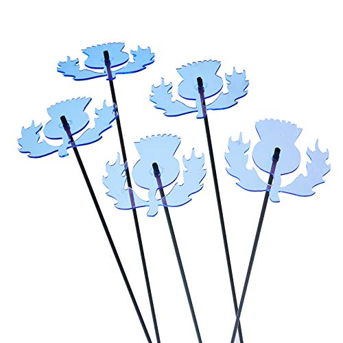 Sun Catcher Garden Decor 5er Set Sonnenfänger Garten Stecker Schottischen Disteln Statuen Figuren 75cm hohe Dekoration Balkon oder Terrasse, Farbe:blau Sun Catcher Garden Decor 5er Set Sonnenfänger Garten Stecker Schottischen Disteln Statuen Figuren 75cm hohe Dekoration Balkon oder Terrasse, Farbe:blau von Sun Catcher Garden Decor