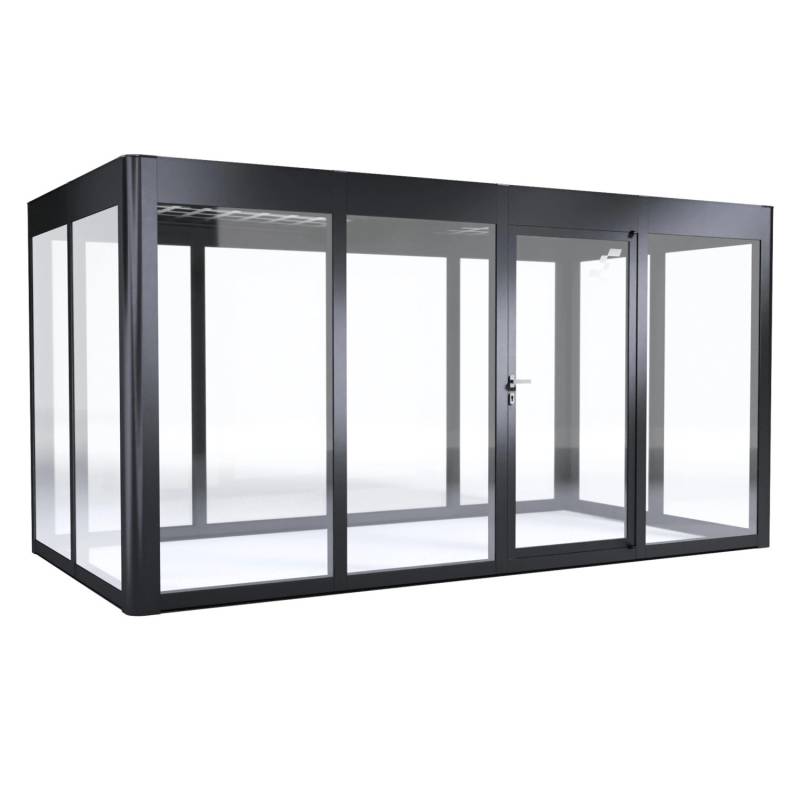 SunElements Gartenhaus SunGarden Energy 4.2 Anthrazit-Metallic 10,3 m² von SunElements