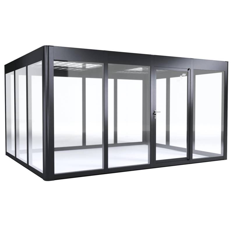 SunElements Gartenhaus SunGarden Energy 4.3 Anthrazit-Metallic 15 m² von SunElements
