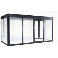 SunElements Gewächshaus »SunGarden Deluxe 4.2«, BxHxT: 443 x 229 x 233 cm, anthrazit-metallic - grau von SunElements