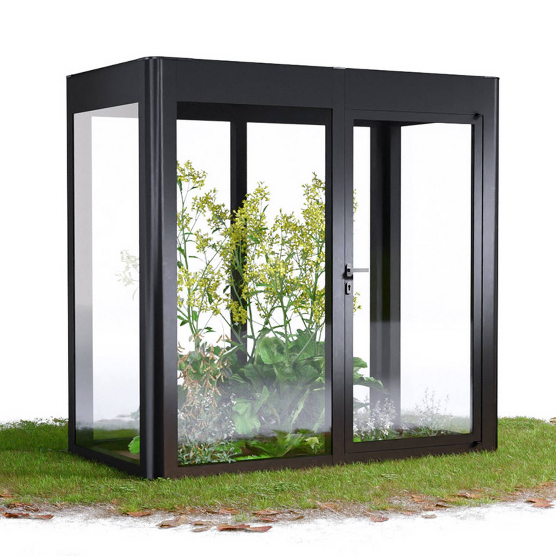 SunElements Gewächshaus 'SunGarden Energy 2.1' 233 x 128 cm mit 6 mm Acrylglas Solardach anthrazit-metallic SunElements Gewächshaus 'SunGarden Energy 2.1' 233 x 128 cm mit 6 mm Acrylglas Solardach anthrazit-metallic von SunElements
