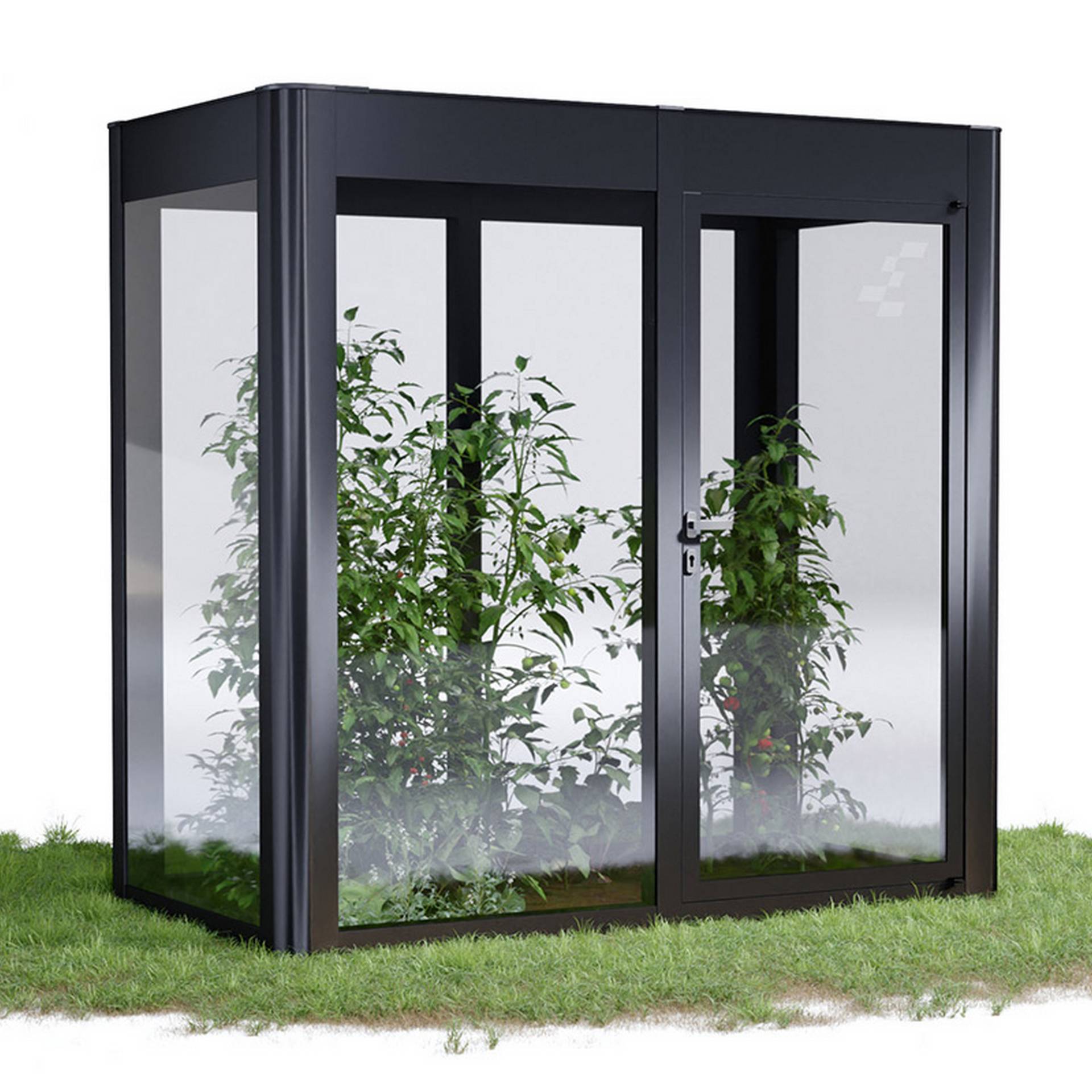 SunElements Gewächshaus 'SunGarden Infinity 2.1' 233 x 128 cm mit 6 mm Acrylglas anthrazit-metallic SunElements Gewächshaus 'SunGarden Infinity 2.1' 233 x 128 cm mit 6 mm Acrylglas anthrazit-metallic von SunElements