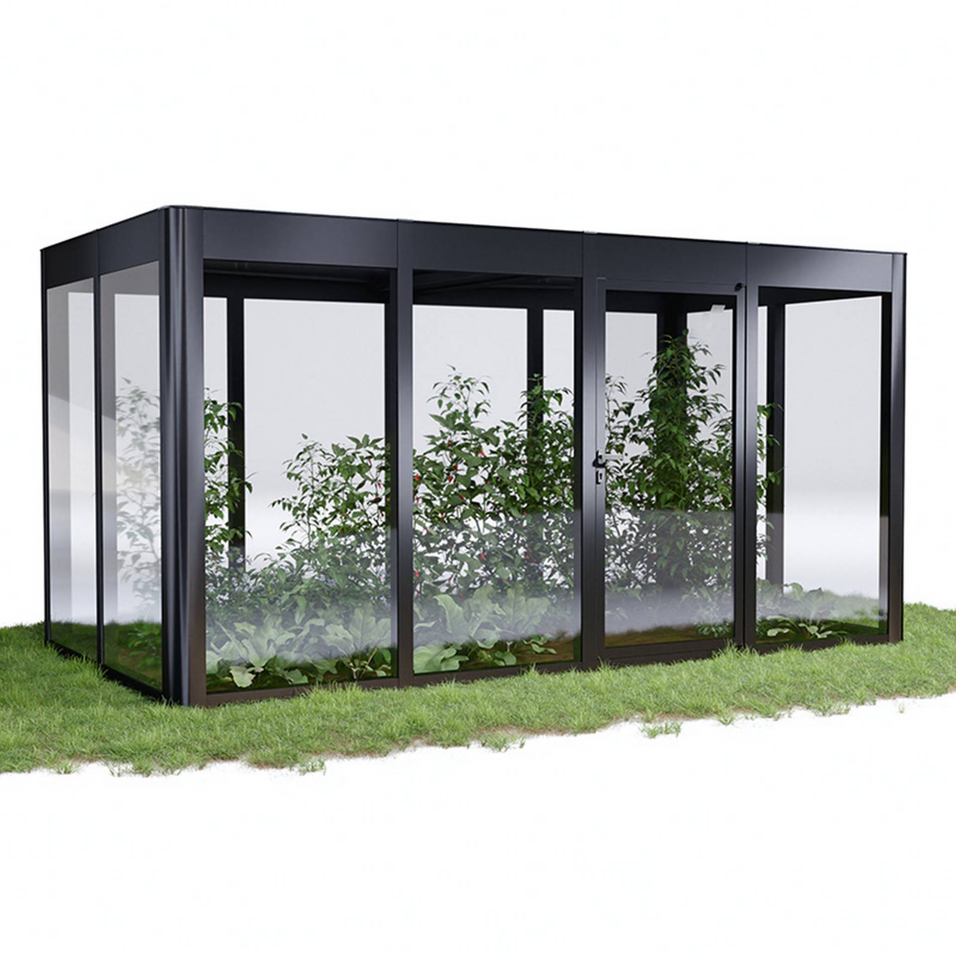 SunElements Gewächshaus 'SunGarden Infinity 4.2' 443 x 233 cm mit 6 mm Acrylglas anthrazit-metallic SunElements Gewächshaus 'SunGarden Infinity 4.2' 443 x 233 cm mit 6 mm Acrylglas anthrazit-metallic von SunElements