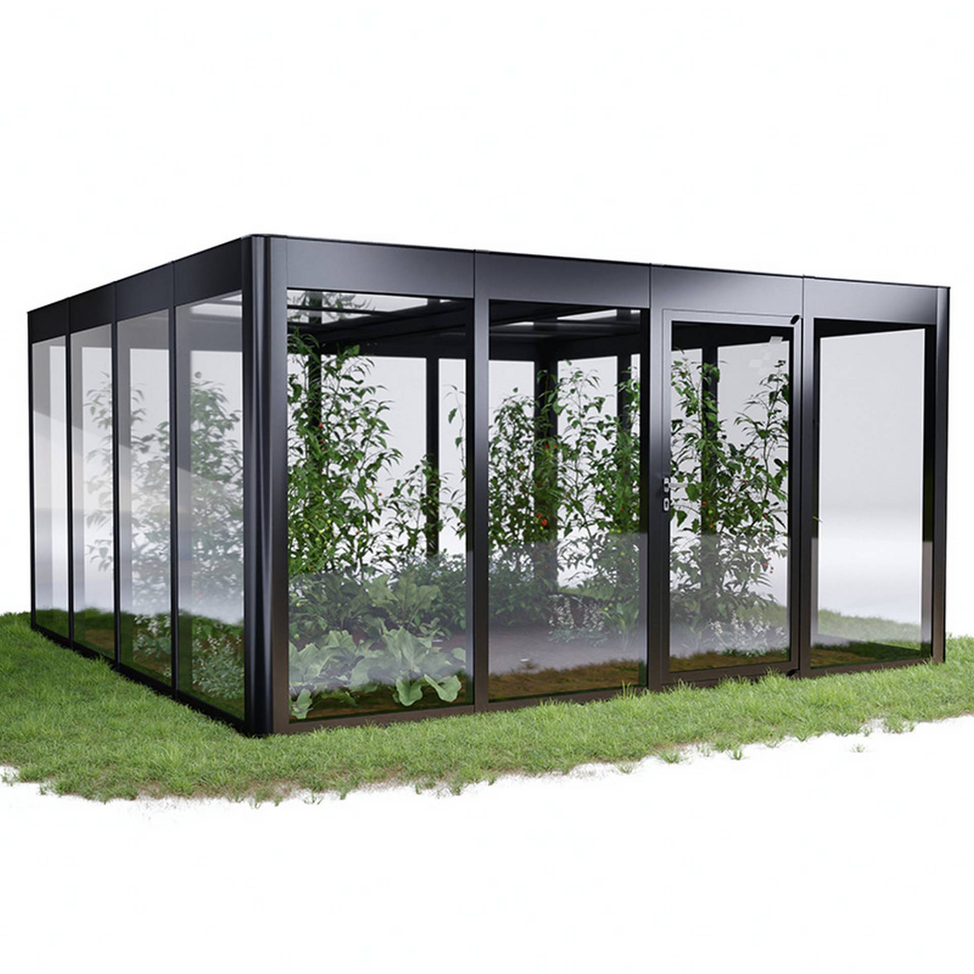 SunElements Gewächshaus 'SunGarden Infinity 4.4' 443 x 433 cm mit 6 mm Acrylglas anthrazit-metallic SunElements Gewächshaus 'SunGarden Infinity 4.4' 443 x 433 cm mit 6 mm Acrylglas anthrazit-metallic von SunElements