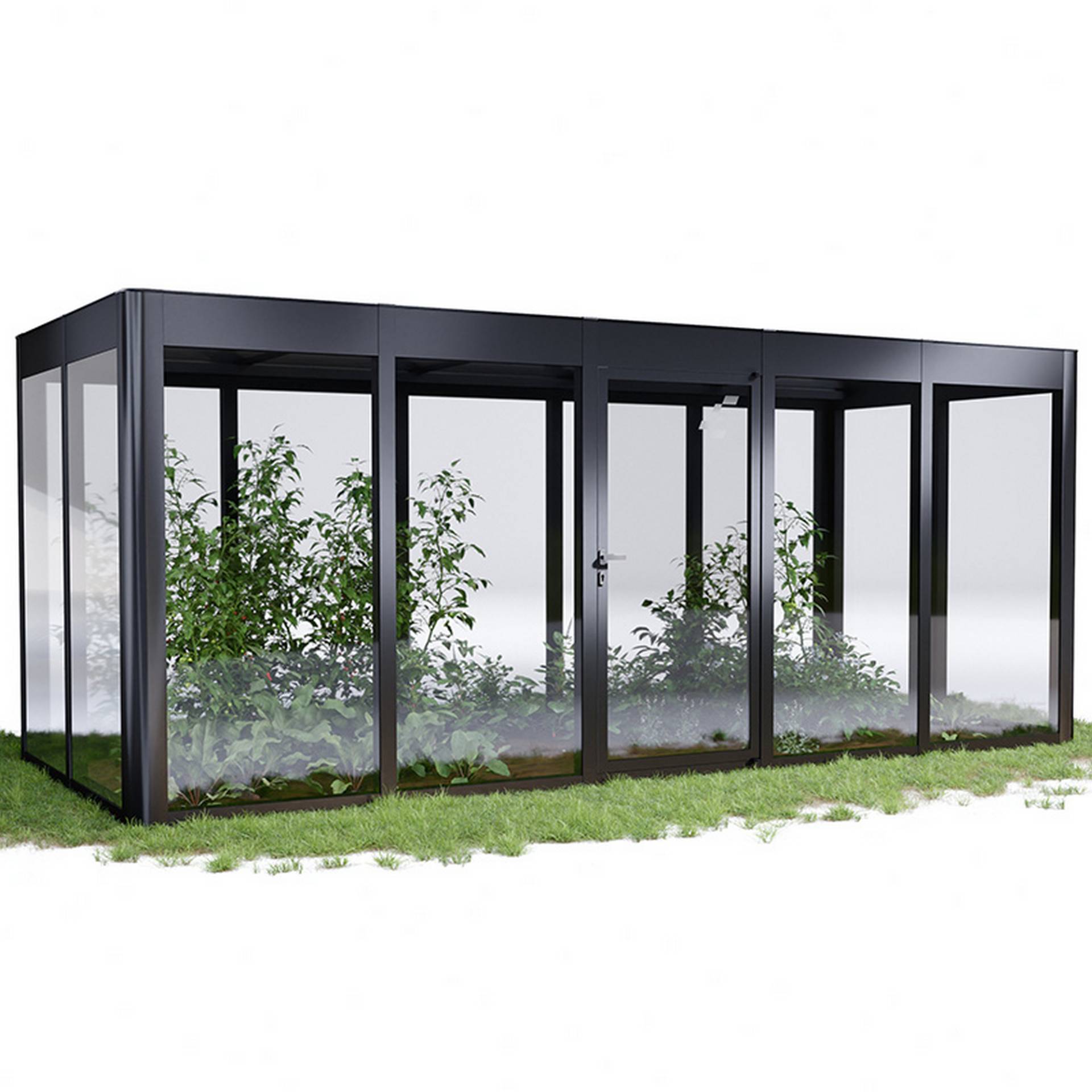SunElements Gewächshaus 'SunGarden Infinity 5.2' 548 x 233 cm mit 6 mm Acrylglas anthrazit-metallic SunElements Gewächshaus 'SunGarden Infinity 5.2' 548 x 233 cm mit 6 mm Acrylglas anthrazit-metallic von SunElements