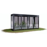 SunElements Gewächshaus »SunGarden Power 4.1«, BxHxT: 443 x 229 x 128 cm, anthrazit-metallic - grau von SunElements