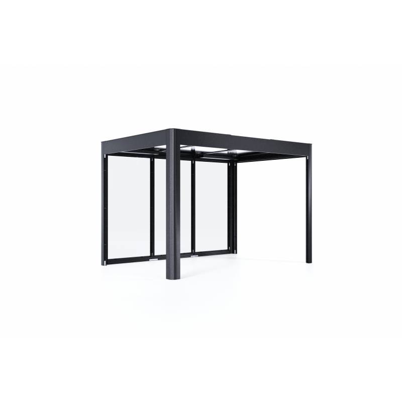 SunElements Pergola 'SunCover Infinity 3.2' 5 m² 338 x 233 x 229 cm 6 mm Acrylglas anthrazit-metallic von SunElements