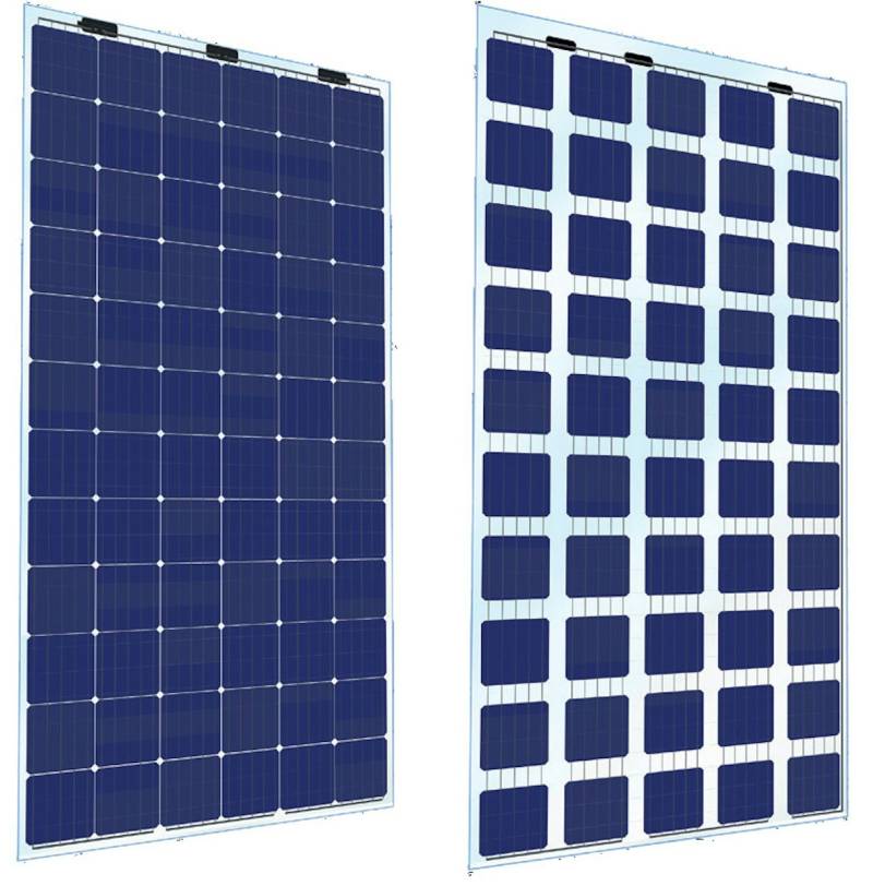 SunElements Photovoltaik Paket für Dach und/oder Wand (inkl. Verkabelung und Modul Wechselrichter) 400 Wp mit 5% Transparenz Module (inkl. Verkabelung und Modul Wechselrichter) 2 Paneele von SunElements