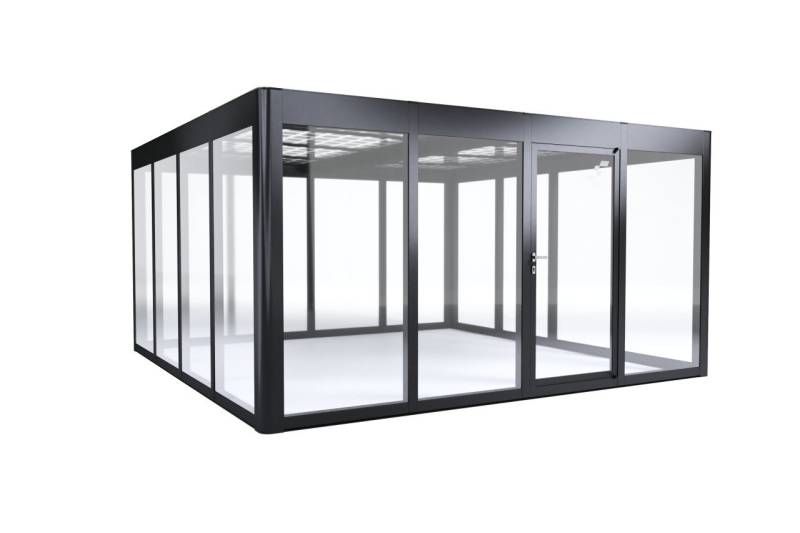 SunElements SunGarden Gartenhaus Energy 4.4 443 x 443 cm anthrazit-metallic von SunElements