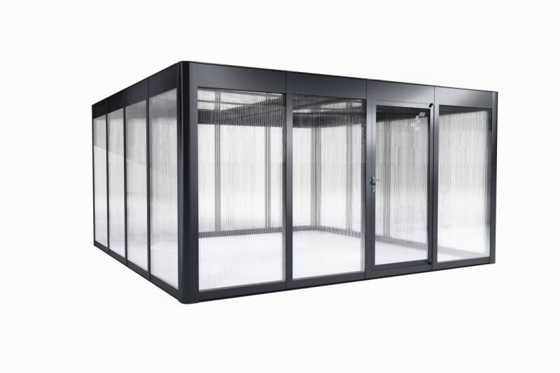 SunElements SunGarden Gartenhaus Select 4.4 443 x 443 cm anthrazit-metallic von SunElements