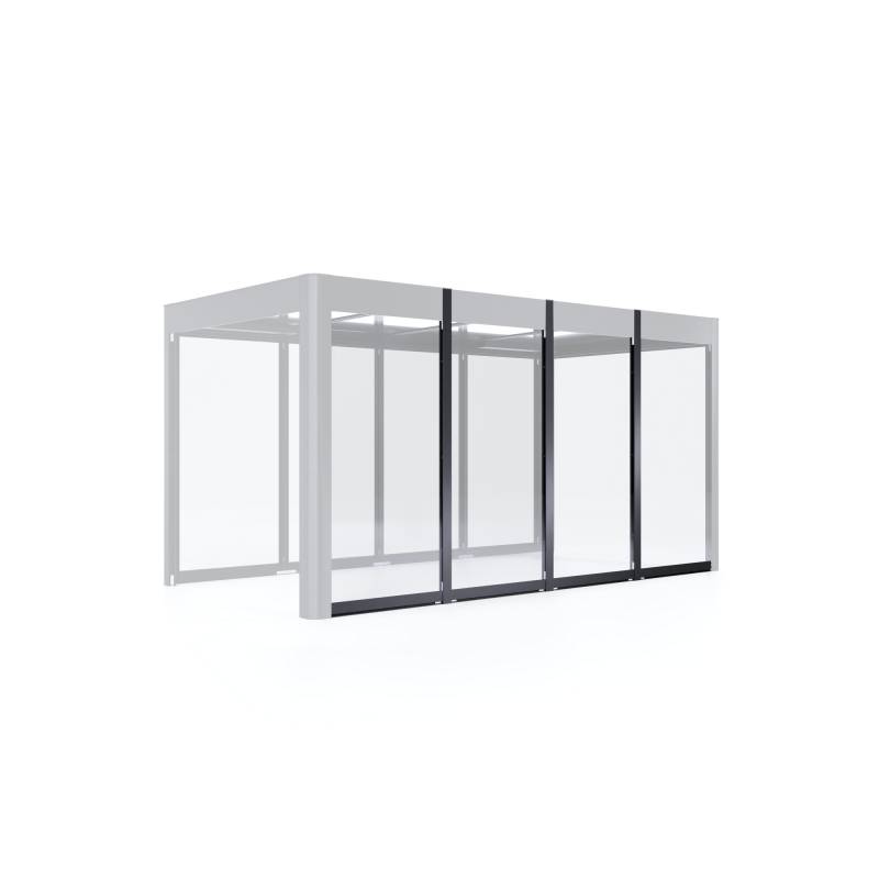 SunElements Wandelement 4 m für SunCover Infinity 6 mm Acrylglas von SunElements
