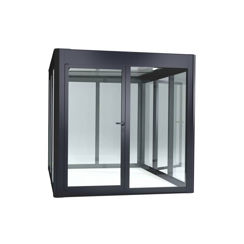 SunElements Zusatztür anthrazit-metallic 90 x 197 cm 10 mm Doppelstegplatten von SunElements