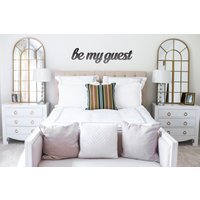 Be Myguest Holzschild Birke Sperrholz Schriftzug von SunFla