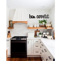 Bon Appetit - Küchenschild Aus Holz, Freistehende Dekoration Bon Appetit - Küchenschild Aus Holz, Freistehende Dekoration von SunFla