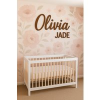 Namensschild Wand, Babynamen Ausschnitt, Benutzerdefiniertes Namensschild, Personalisiertes Für Die Das Kinderzimmer, Benutzerdefinierter Holzname von SunFla