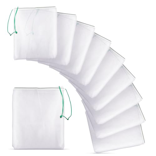 SunGrow Filterbeutel, hält Verschiedene Aquarien an Ort und Stelle, weiße Netztasche aus Nylon mit grüner Schnur, sparen Sie Zeit und Geld mit diesem 10-teiligen Pack SunGrow Filterbeutel, hält Verschiedene Aquarien an Ort und Stelle, weiße Netztasche aus Nylon mit grüner Schnur, sparen Sie Zeit und Geld mit diesem 10-teiligen Pack von SunGrow