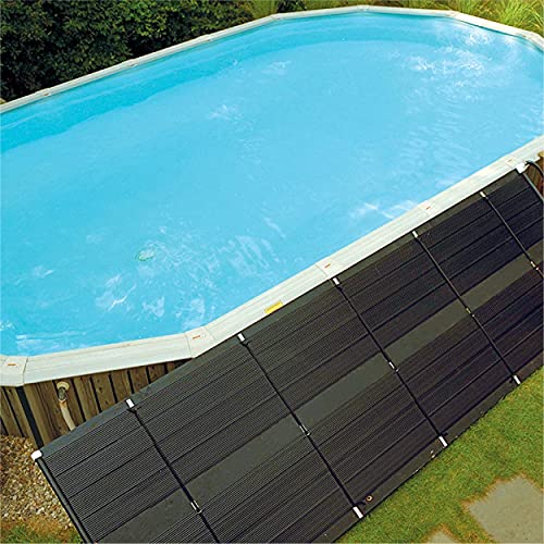 SunHeater Heizsystem, inkl. Zwei 2 x 20 m Paneele (80 m²) – Solarheizung für oberirdische Pools, aus robustem Polypropylen, erhöht die Temperatur bis zu -9,4 °C – S421P, schwarz von SunHeater