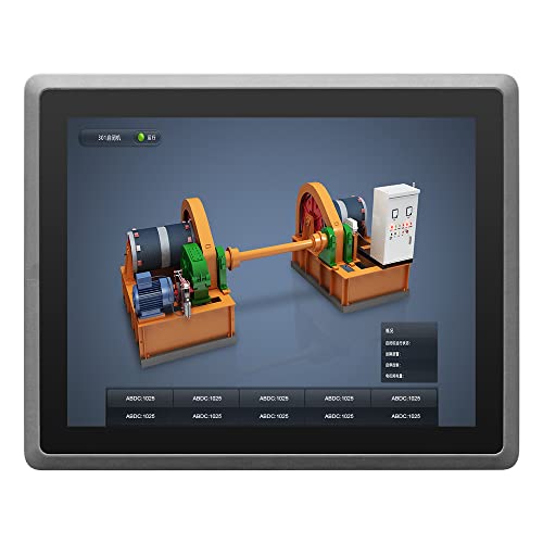 SunKol 15 Zoll lüfterloser Industrie-Panel-PC, All-in-One-Industrie-Embedded-Panel-PC mit kapazitivem Touchscreen, 2 x USB 2.0, 2 x USB 3.0, HDMI, 2 x RS232, LAN (i5-4210U, 8 GB RAM 128 GB SSD) von SunKol