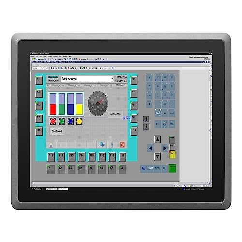 SunKol 17 Zoll lüfterloser Industrie-Panel-PC, All-in-One Panel-PC mit kapazitivem Touchscreen, 2xUSB2.0, 2xUSB3.0, HDMI, 2xRS232, LAN (I3-7100U, 16 GB RAM, 256 GB SSD) von SunKol