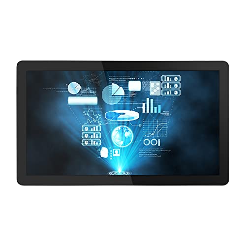 SunKol 23,6" Embedded Industrie Touch Panel PC,16:9 Kapazitiver Touchscreen All-in-One, 1xUSB3.0, 1xUSB2.0, HDMI, VGA, 2xRS232, 2xLAN (J1800, 8G-DDR3 RAM 256G SSD) von SunKol
