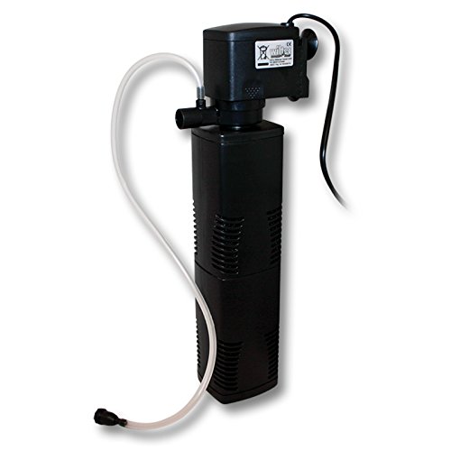 SunSun JP-024F Strömungspumpe 1200l/h 22W Aquarium Pumpe mit 2-stufigem Aquarium Filter und 45° schwenkbarer Düse für Süßwasser Aquarium von SunSun