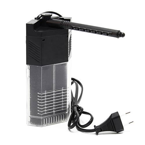 SunSun JP-092 Innenfilter Aquarium mit Pumpe 250 l/h 3W Eckfilter S für kleines Aquarium bis 40 L von SunSun