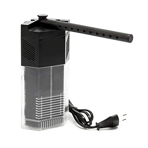 SunSun JP-094 Innenfilter Aquarium mit Pumpe 650 l/h 7W Eckfilter XL für kleines Aquarium bis 80 L von SunSun