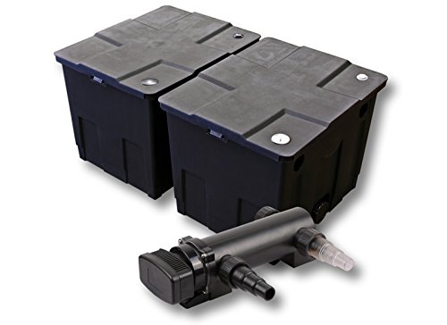 SunSun Komplettset: CBF-350B Teichfilter bis 60000 L Teichfilteranlage als Durchlauffilter, CUV-318 Teichklärer UVC Klärer mit 18 Watt UV-C Leistung SunSun Komplettset: CBF-350B Teichfilter bis 60000 L Teichfilteranlage als Durchlauffilter, CUV-318 Teichklärer UVC Klärer mit 18 Watt UV-C Leistung von SunSun