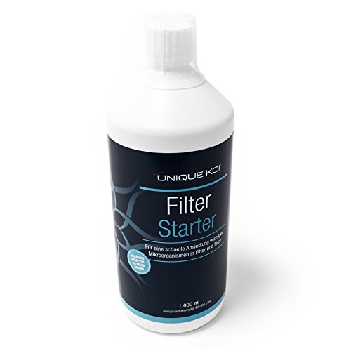 Unique Koi Filter Starter 1000 ml Biostarter für 40000 L Teichwasser von Wiltec