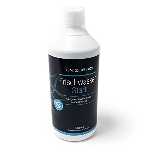 Unique Koi Frischwasserstart 1000 ml flüssiges Filtermedium für 20000 L Teichwasser von Wiltec