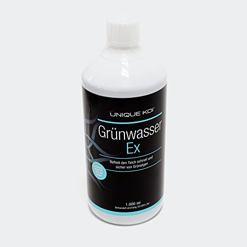 SunSun Unique Koi Grünwasser Ex 1000 ml für 20000 L Teichwasser flüssiges Filtermedium von SunSun