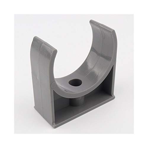 SunXTMY Rohr DIY. Werkzeug 1pc ID 63~110mm PVC-Rohrschelle Garten Micro Bewässerung Armaturen U Typ Rohr Horseshoe Clip Wasserrohrverbinder (Color : Gray 110mm) von SunXTMY